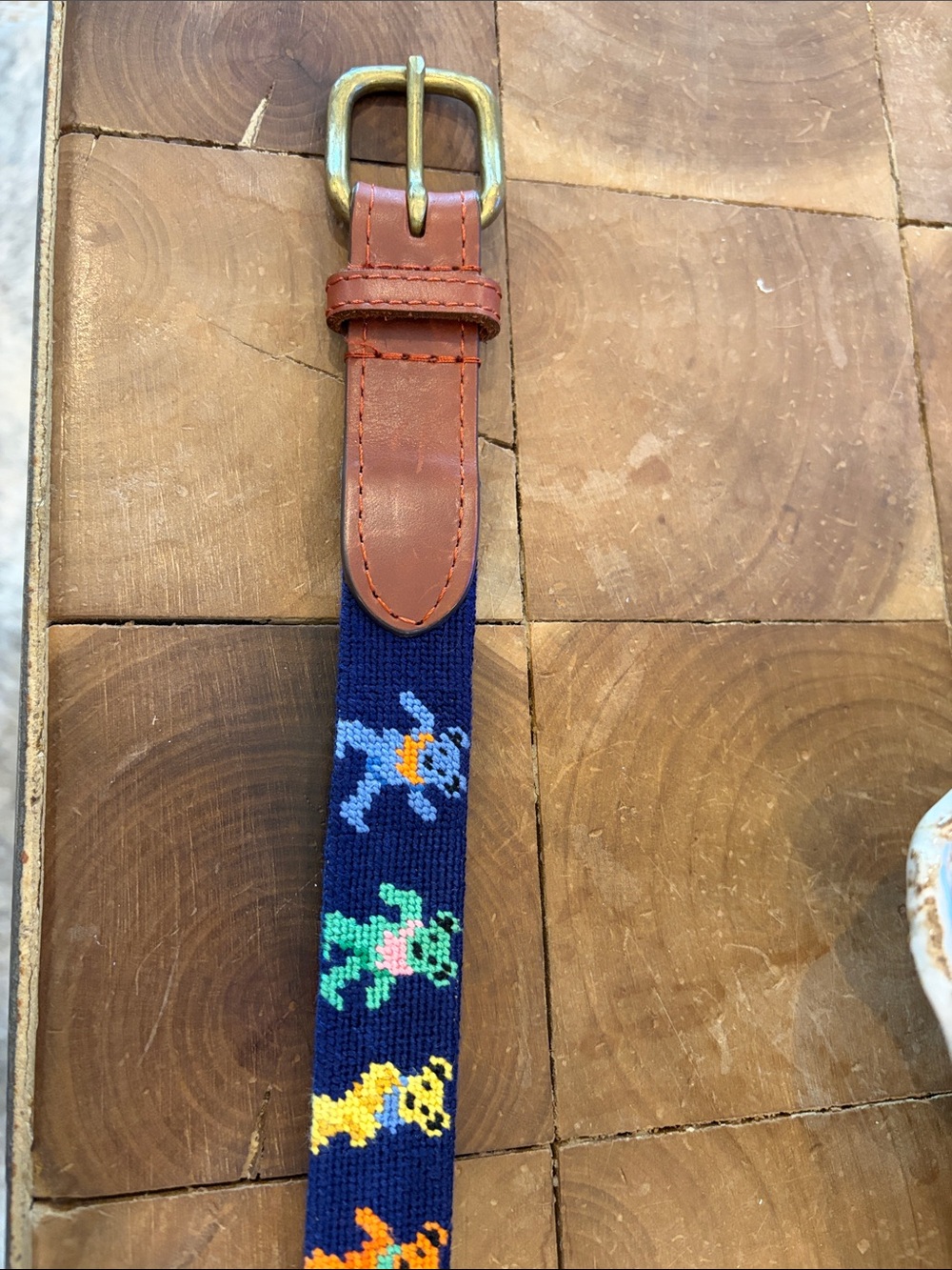 Kids Size L Smathers & Branson Grateful Dead belt like new
